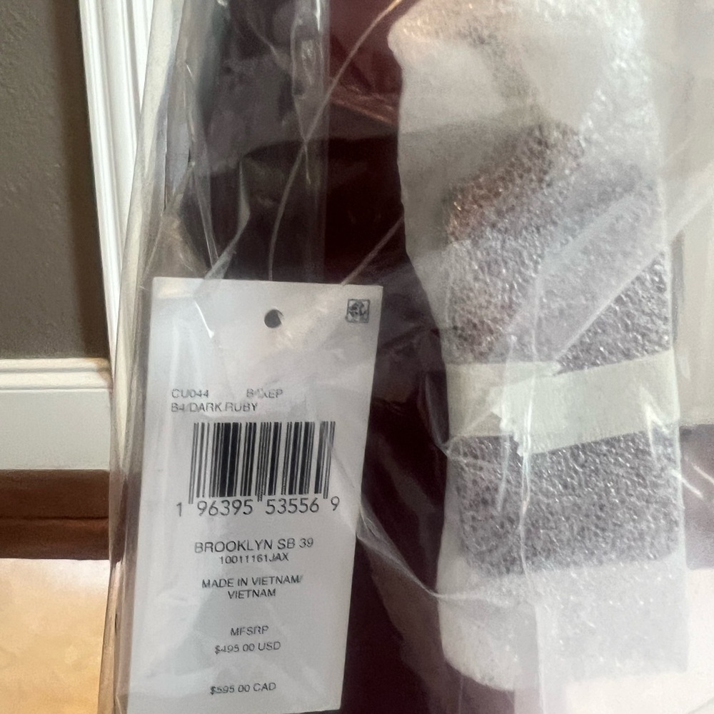 NWT Coach Brooklyn Ruby Red Leather Shoulder Hobo… - image 6